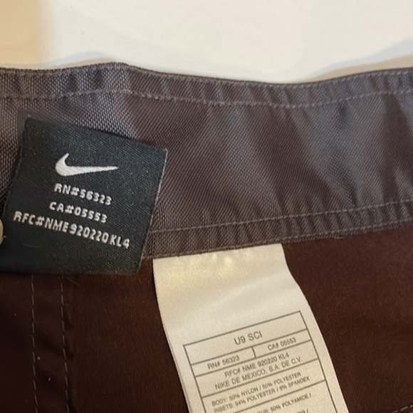 Nike shorts Volleyball Board swimwear hybrid Brown athletic VB Sz 34 - Picture 5 of 8